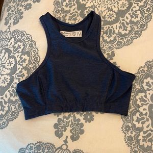 Outdoor Voices athena racerback crop top / sports bra size small